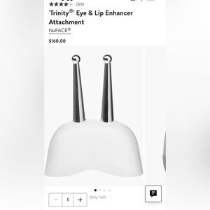 NuFace Trinity Lip and Eye attachment. BRAND NEW in BOX! Targeted micro current